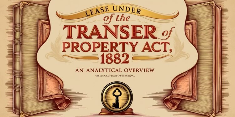 LEASE UNDER THE TRANSFER OF PROPERTY ACT, 1882: AN ANALYTICAL OVERVIEW
