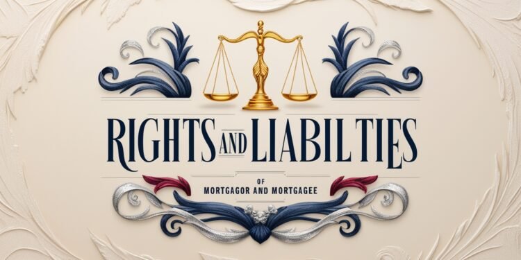 RIGHTS AND LIABILITIES OF MORTGAGOR AND MORTGAGEE