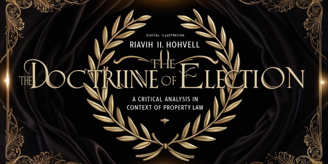 The Doctrine of Election: A Critical Analysis in the Context of Property Law