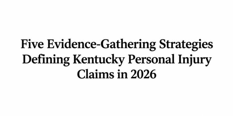 Five Evidence-Gathering Strategies Defining Kentucky Personal Injury Claims in 2026